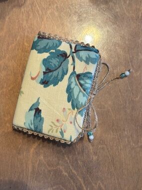 Handmade Floral Fabric Covered Journal Small 4.75x3.5